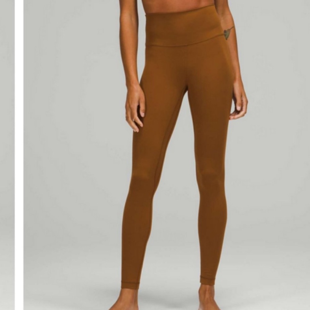 lululemon Align™ High-Rise Pant 28" Copper Brown size 6 used
